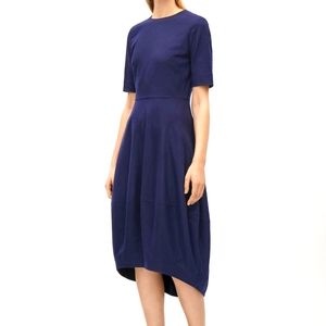 COS Navy Cocoon Dress w/Pockets!